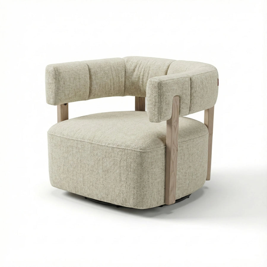 YAGO Cozy Beige Accent Chair