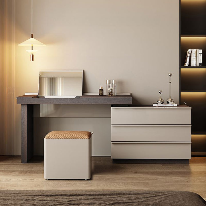 KANTÉ Light Grey Vanity Chair