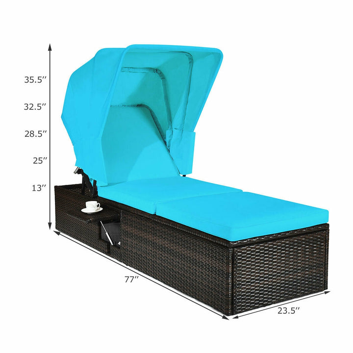 CEDAR Outdoor Lounger with Canopy