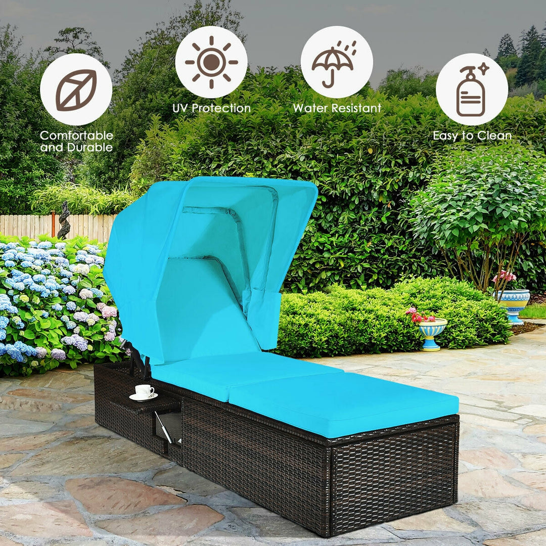CEDAR Outdoor Lounger with Canopy