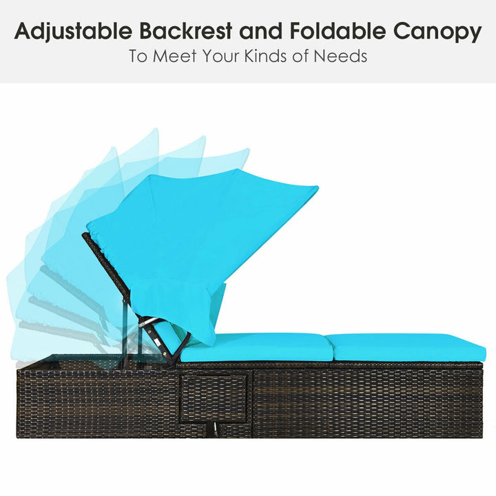 CEDAR Outdoor Lounger with Canopy
