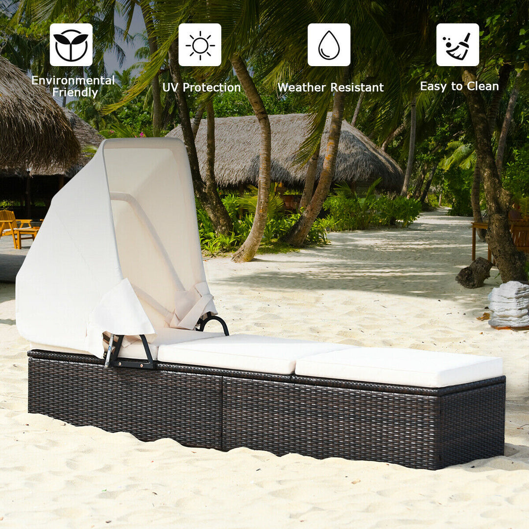 CEDAR Outdoor Lounger with Canopy