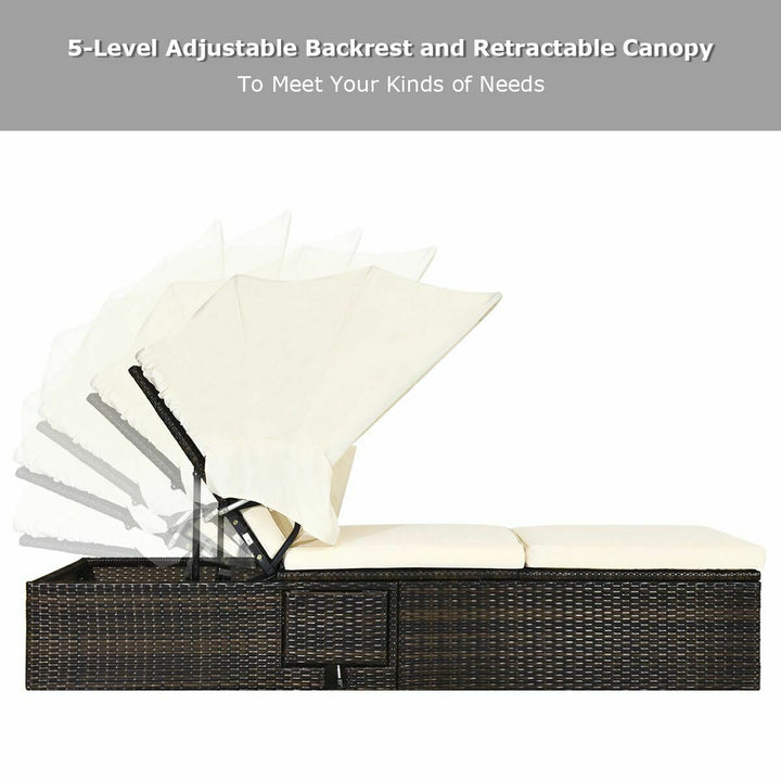CEDAR Outdoor Lounger with Canopy