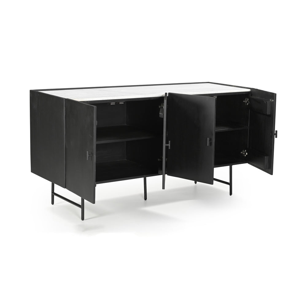 REMI Black Wood Sideboard