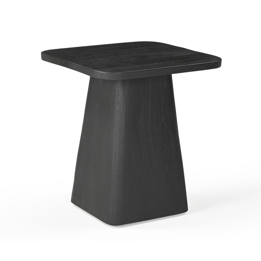 SLENDER Black Wood Side Table