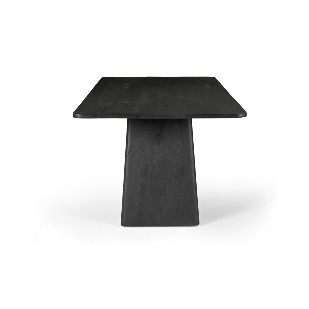 SLENDER Black Wood Dining Table
