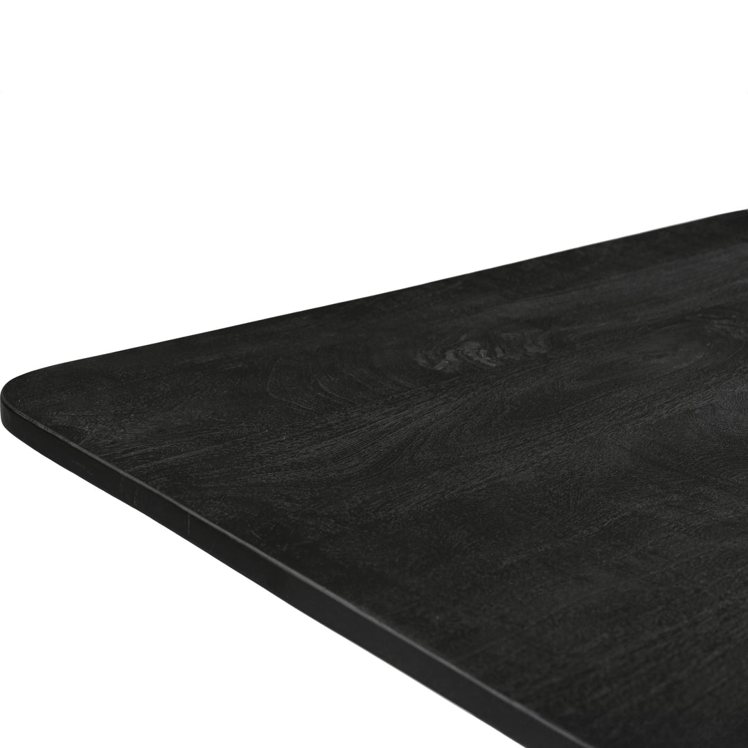 SLENDER Black Wood Dining Table