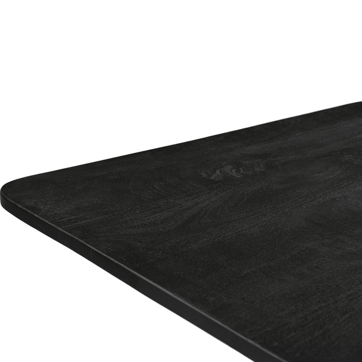 SLENDER Black Wood Dining Table