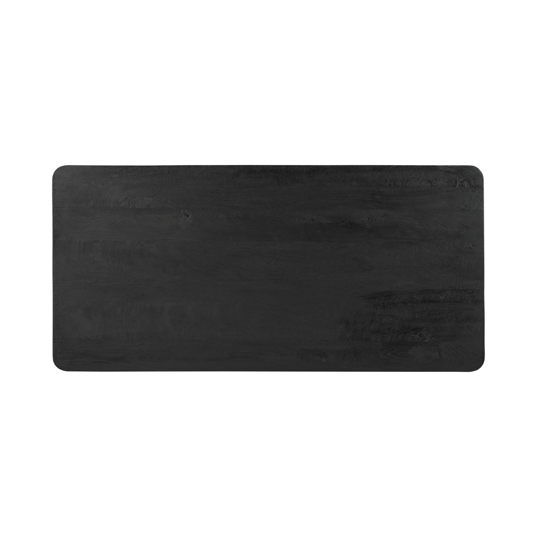SLENDER Black Wood Dining Table