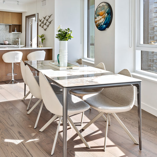 WINSTON Minimalist White Bar Stool – Home Quarters Furnishings